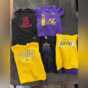 Boys clothing lot? Lakers, Jordan